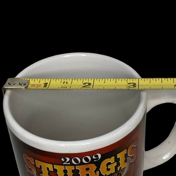 2009 Sturgis Rally Week commemorative motorcycle 10 ounce collectors coffee mug - Picture 6 of 6